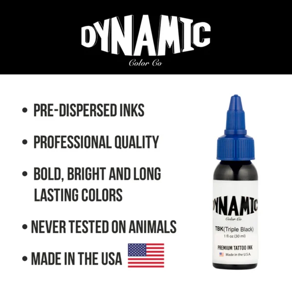 Dynamic Triple Black 1oz. (30ml) Bottle - Image 2