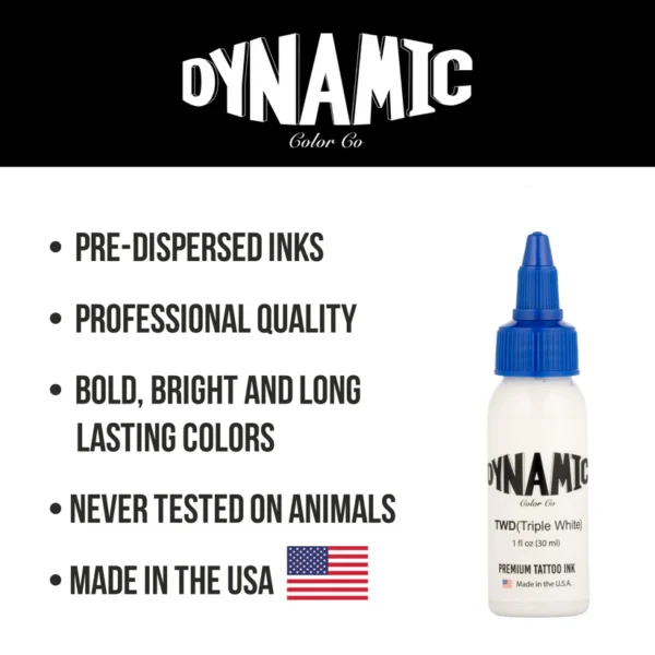 Dynamic Triple White 1oz. (30ml) Bottle - Image 2