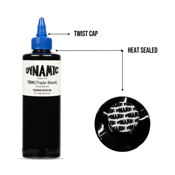 Dynamic  Triple black 8oz (240ml) Bottle - Image 3