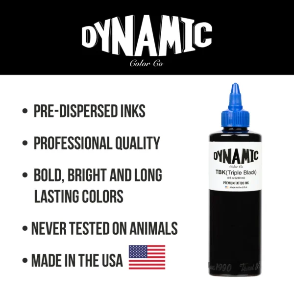 Dynamic  Triple black 8oz (240ml) Bottle - Image 4