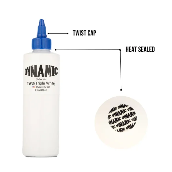 Dynamic Triple White 8oz. (240ml) Bottle - Image 5